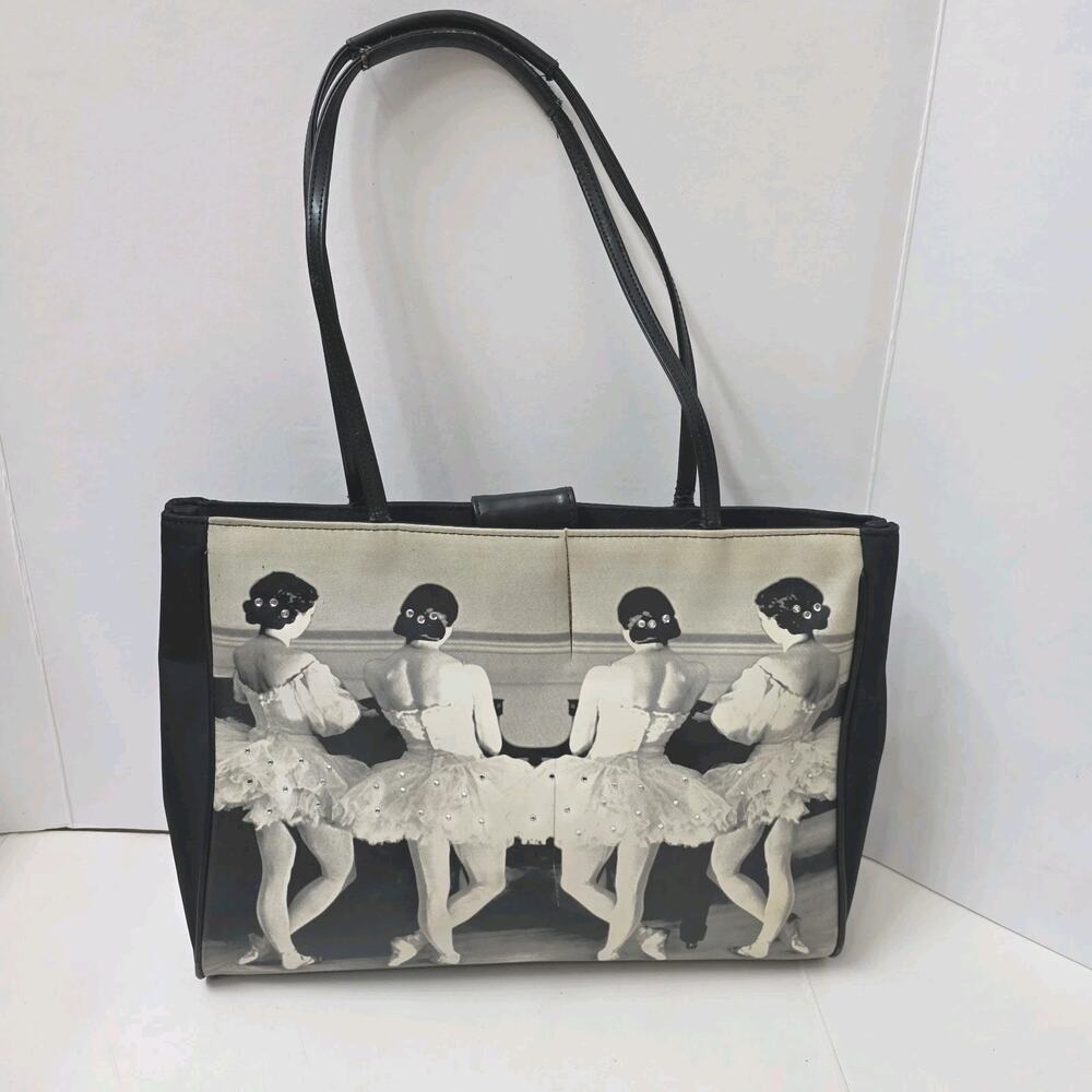 Vintage Life Magazine Black And White Ballerina Bag